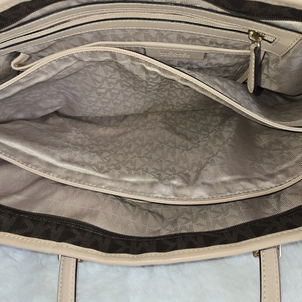 Michael Kors Jet Set Mutifunctial Brown Travel Tote Bag